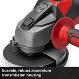 EINHELL Smerigliatrice angolare a batteria Power X-Change TC-AG 18/115 Li-Solo, 18 Volt rosso/Nero