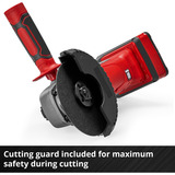 EINHELL Smerigliatrice angolare a batteria Power X-Change TC-AG 18/115 Li-Solo, 18 Volt rosso/Nero