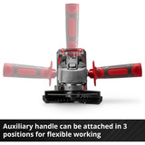 EINHELL Smerigliatrice angolare a batteria Power X-Change TC-AG 18/115 Li-Solo, 18 Volt rosso/Nero