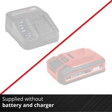 EINHELL Smerigliatrice angolare a batteria Power X-Change TC-AG 18/115 Li-Solo, 18 Volt rosso/Nero