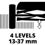 EINHELL Tosaerba manuale GC-HM 400, Falciatore della bobina rosso/Nero