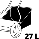 EINHELL Tosaerba manuale GC-HM 400, Falciatore della bobina rosso/Nero