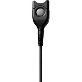 EPOS | Sennheiser | SENNHEISER IMPACT SC 268 Auricolare Cablato A Padiglione Ufficio Nero, Argento Nero, Cablato, Ufficio, 50 - 12000 Hz, 89 g, Auricolare, Nero, Argento