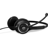 EPOS | Sennheiser | SENNHEISER IMPACT SC 268 Auricolare Cablato A Padiglione Ufficio Nero, Argento Nero, Cablato, Ufficio, 50 - 12000 Hz, 89 g, Auricolare, Nero, Argento