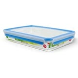 Emsa CLIP & CLOSE Rettangolare Scatola Traslucido 1 pz, Casella trasparente/Blu, Scatola, Rettangolare, Traslucido, 1 pz