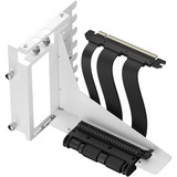 Fractal Design Flex 2 PCIe 4.0 x16 Bianco, supporto + cavo di prolunga bianco/Nero