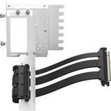 Fractal Design Flex 2 PCIe 4.0 x16 Bianco, supporto + cavo di prolunga bianco/Nero
