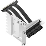 Fractal Design Flex 2 PCIe 4.0 x16 Bianco, supporto + cavo di prolunga bianco/Nero