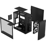 Fractal Design Focus 2 RGB Black TG Clear Tint, Chassis Tower Nero