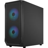 Fractal Design Focus 2 RGB Black TG Clear Tint, Chassis Tower Nero