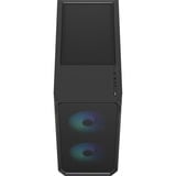 Fractal Design Focus 2 RGB Black TG Clear Tint, Chassis Tower Nero
