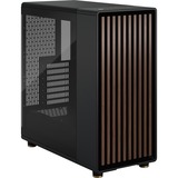 Fractal Design North Charcoal Black TG Dark, Chassis Tower Nero/legno