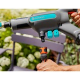 GARDENA AquaClean 24/18V P4A idropulitrice Compatta Batteria 250 l/h Nero, Blu, Arancione, Detergente stampante grigio/Turchese, Compatta, Batteria, 5 m, Nero, Blu, Arancione, 250 l/h, 24 bar