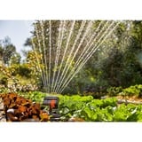 GARDENA AquaZoom compact Sistema di spruzzo d'acqua oscillante, Spruzzatore grigio/Orange, Sistema di spruzzo d'acqua oscillante, 216 m²