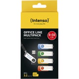 Intenso Office Line Multipack 32 GB, Chiavetta USB 