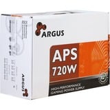 Inter-Tech Argus APS-720 720W, Alimentatore PC Nero