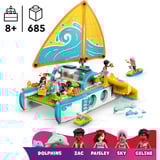 LEGO Friends 42664 Avventura sul Catamarano, Set con Barca Giocattolo, 4 Mini Bamboline e 2 Delfino, Idea Regalo 8+ Anni, Giochi di costruzione Set con Barca Giocattolo, 4 Mini Bamboline e 2 Delfino, Idea Regalo 8+ Anni, Set da costruzione, 8 anno/i, Plastica, 685 pz, 1,26 kg