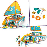 LEGO Friends 42664 Avventura sul Catamarano, Set con Barca Giocattolo, 4 Mini Bamboline e 2 Delfino, Idea Regalo 8+ Anni, Giochi di costruzione Set con Barca Giocattolo, 4 Mini Bamboline e 2 Delfino, Idea Regalo 8+ Anni, Set da costruzione, 8 anno/i, Plastica, 685 pz, 1,26 kg