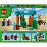 LEGO Minecraft 21267 Pattuglia nel Deserto della Bestia, Gioco di Ruolo Bambini 7+ con 4 Personaggi del Videogioco e Accessori, Giochi di costruzione Gioco di Ruolo Bambini 7+ con 4 Personaggi del Videogioco e Accessori, Set da costruzione, 7 anno/i, Plastica, 105 pz, 166 g