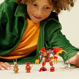 LEGO Ninjago Set da battaglia Mech Drago di Kai, Giochi di costruzione 