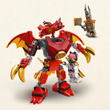 LEGO Ninjago Set da battaglia Mech Drago di Kai, Giochi di costruzione 