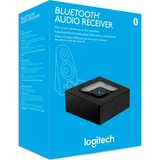 Logitech Bluetooth Audio Receiver 15 m Nero, Adattatore Bluetooth Nero, 3,5 mm, A2DP, 15 m, Nero, AC, Tipo C