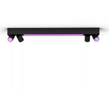 Philips Hue White & Color Ambiance Centris Spot da soffitto 4 pezzi, Luce LED Nero