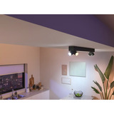 Philips Hue White & Color Ambiance Centris Spot da soffitto 4 pezzi, Luce LED Nero