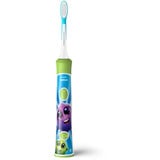 Philips Sonicare For Kids HX6352/11, Spazzolino da denti elettrico verde