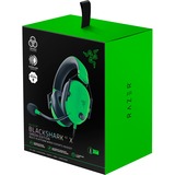 Razer BlackShark V2 X, Cuffia da gioco verde/Nero