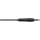 Rowenta X KARL LAGERFELD CF311L Ferro arricciacapelli Caldo Nero, Rosso 25 W 1,8 m, Apparecchio  per boccoli Nero/Rosso, Ferro arricciacapelli, Caldo, A forma di canna dritta, 180 °C, 30 s, Alluminio