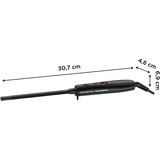 Rowenta X KARL LAGERFELD CF311L Ferro arricciacapelli Caldo Nero, Rosso 25 W 1,8 m, Apparecchio  per boccoli Nero/Rosso, Ferro arricciacapelli, Caldo, A forma di canna dritta, 180 °C, 30 s, Alluminio