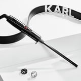Rowenta X KARL LAGERFELD CF311L Ferro arricciacapelli Caldo Nero, Rosso 25 W 1,8 m, Apparecchio  per boccoli Nero/Rosso, Ferro arricciacapelli, Caldo, A forma di canna dritta, 180 °C, 30 s, Alluminio