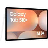 Samsung Galaxy Tab S Galaxy Tab S10+ 256 GB 31,5 cm (12.4") 12 GB Wi-Fi 6 (802.11ax) Platino, Argento, Tablet PC argento, 31,5 cm (12.4"), 2800 x 1752 Pixel, 256 GB, 12 GB, 2,8 GHz, Platino, Argento