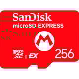 SanDisk 10016157 memoria flash 256 GB MicroSDXC, Scheda di memoria 256 GB, MicroSDXC, Rosso