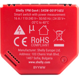 Shelly 1PM Gen4 rosso