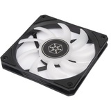 SilverStone Air Slimmer 120 Case per computer, Processore Raffreddatore d'aria 12 cm Nero, Trasparente 1 pz Nero/trasparente, Raffreddatore d'aria, 12 cm, 63,67 pdc/min, Nero, Trasparente