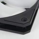 SilverStone Air Slimmer 120 Case per computer, Processore Raffreddatore d'aria 12 cm Nero, Trasparente 1 pz Nero/trasparente, Raffreddatore d'aria, 12 cm, 63,67 pdc/min, Nero, Trasparente
