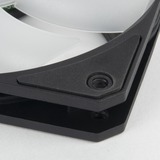 SilverStone Air Slimmer 120 Case per computer, Processore Raffreddatore d'aria 12 cm Nero, Trasparente 1 pz, Ventola Nero/trasparente, Raffreddatore d'aria, 12 cm, 63,67 pdc/min, Nero, Trasparente