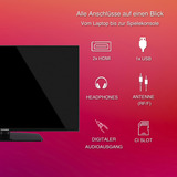 Telefunken XF40N750M, Televisore LED Nero