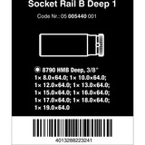 Wera 05005440001, B Deep 1, chiave combinata   Nero/Verde