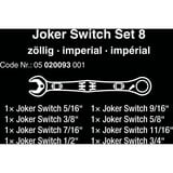 Wera 6001 Joker Switch 8 Imperial Set 1, 8 pezzi, Chiave 