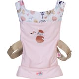 ZAPF Creation BABY born Baby Carrier Flower, Accessori della bambola BABY born Baby Carrier Flower, Zaino portabambola, 3 anno/i