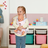 ZAPF Creation BABY born Baby Carrier Flower, Accessori della bambola BABY born Baby Carrier Flower, Zaino portabambola, 3 anno/i
