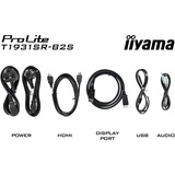 iiyama ProLite T1931SR-B2S, Monitor LED Nero (opaco)