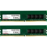 ADATA Premier AD4U32008G22-DTGN memoria 16 GB 2 x 8 GB DDR4 288-pin DIMM verde, 16 GB, 2 x 8 GB, DDR4, 3200 MHz, 288-pin DIMM