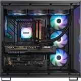 ALTERNATE Gaming-PC Window Edition • RTX 5080 • AMD Ryzen™ 7 9800X3D • 64 GB RAM, PC Gaming Nero/trasparente