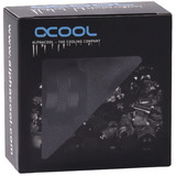 Alphacool Eiszapfen PRO raccordo per tubo rigido 16mm G1/4 - Deep Black, Connessione Nero