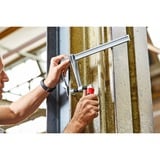 BESSEY Morsetto a vite in acciaio pieno originale GZ30-12KG argento/Rosso