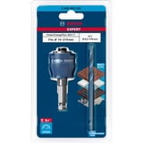 Bosch 2 608 900 526 lama per sega a gattuccio, sega a traforo e sega universale 2 pz, Adattatore blu, Mattone, Ghisa, Plastica, Piastrella morbida, Blu, Grigio, 10,5 cm, 2 pz